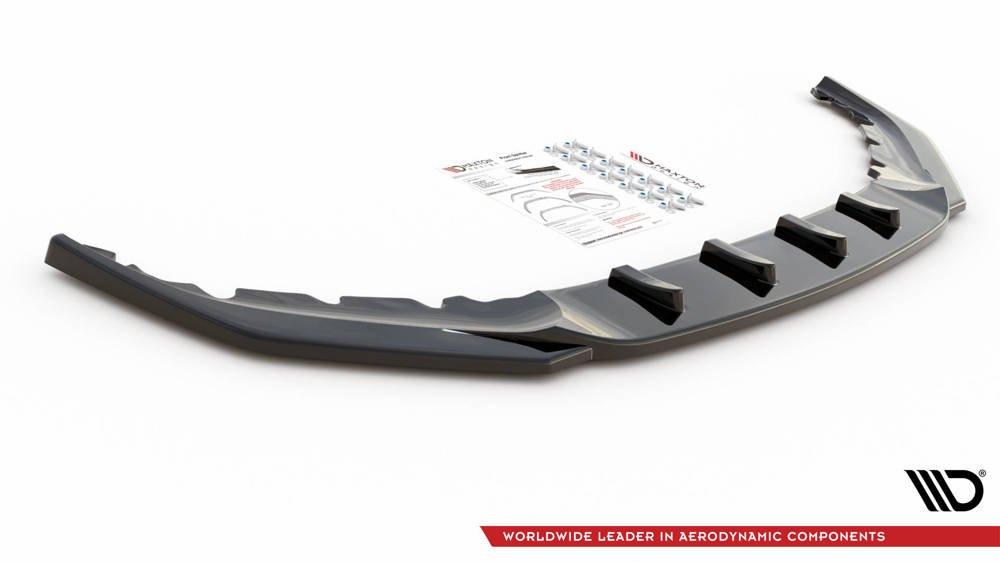 Front Diffusor / Front Splitter / Cup Schwert / Frontansatz V.2 für BMW 5er G30 Facelift M-Paket von Maxton Design