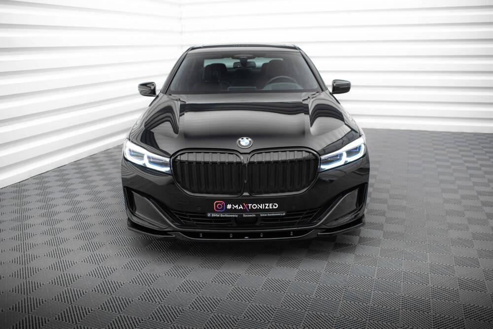 Front Lippe / Front Splitter / Frontansatz V.2 für BMW 7 G11 Facelift von Maxton Design