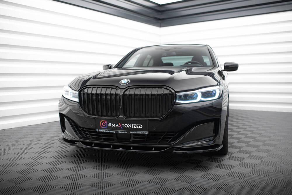 Front Lippe / Front Splitter / Frontansatz V.2 für BMW 7 G11 Facelift von Maxton Design