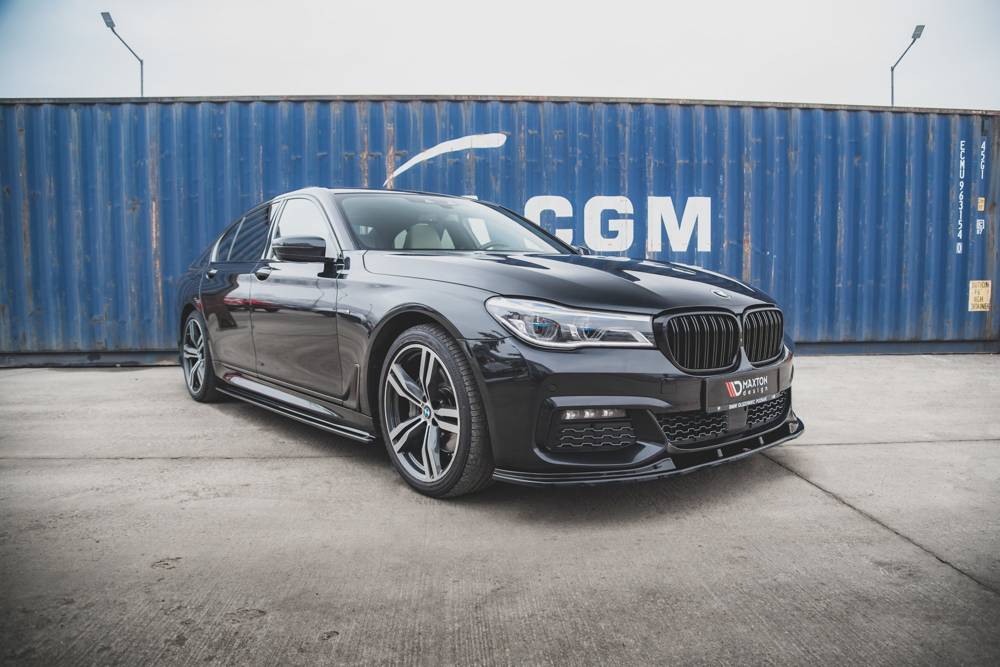 Front Diffusor / Front Splitter / Cup Schwert / Frontansatz für BMW 7 G11 M-Paket von Maxton Design