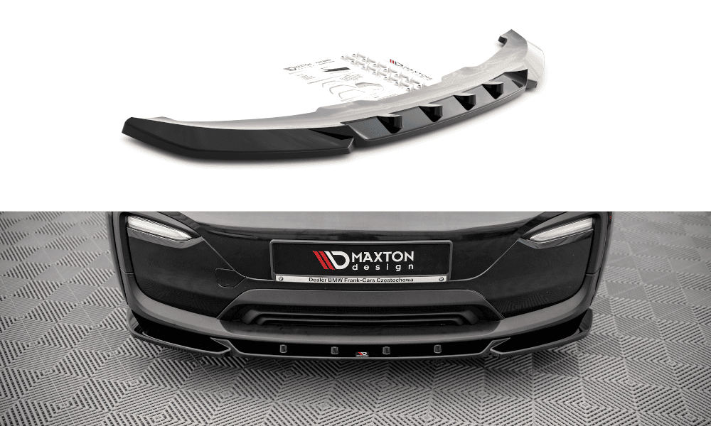 Front Splitter / Cup Schwert / Frontansatz V.2 für BMW i3 Facelift von Maxton Design