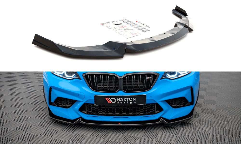 Front Splitter / Cup Schwert / Frontansatz V.2 für BMW M2 Competition F87 von Maxton Design