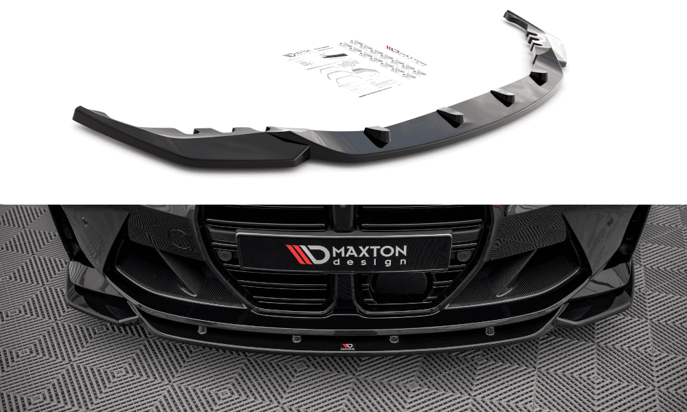 Front Splitter / Cup Schwert / Frontansatz V.2 für BMW M4 G82 von Maxton Design