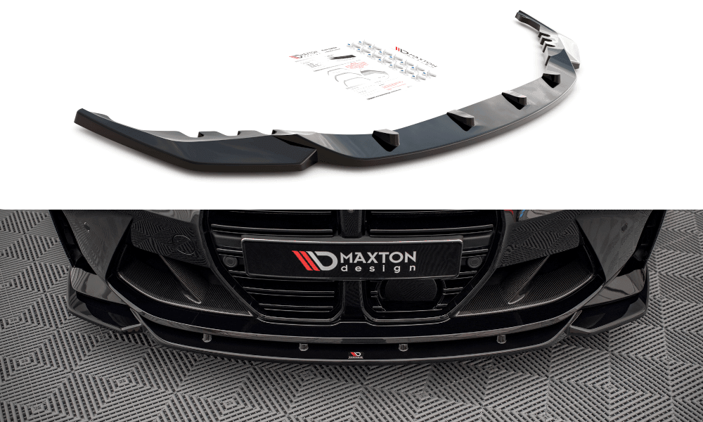 Front Splitter / Cup Schwert / Frontansatz V.2 für BMW M4 G82 / M3 G80 von Maxton Design