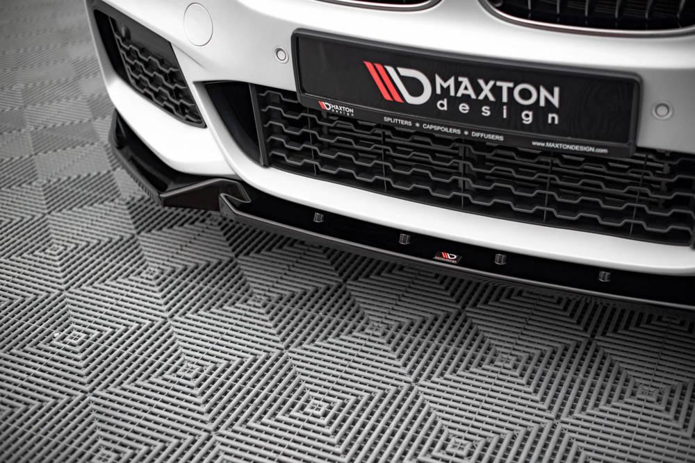 Front Diffusor / Front Splitter / Cup Schwert / Frontansatz V.2 für BMW X1 M-Paket F48 von Maxton Design