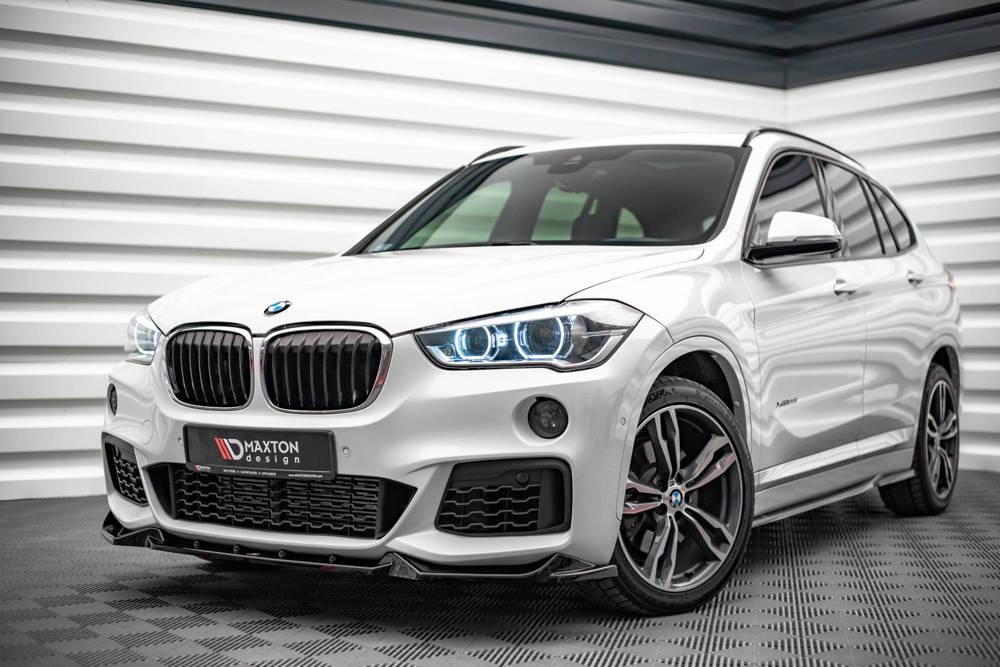 Front Diffusor / Front Splitter / Cup Schwert / Frontansatz V.2 für BMW X1 M-Paket F48 von Maxton Design