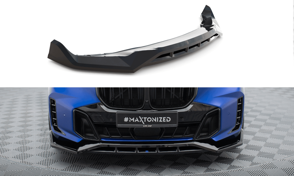 Front Lippe / Front Splitter / Frontansatz V.2 für BMW X5 G05 M-Paket Facelift von Maxton Design