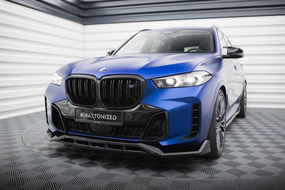 Front Lippe / Front Splitter / Frontansatz V.2 für BMW X5 G05 M-Paket Facelift von Maxton Design