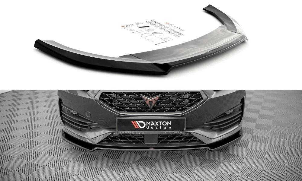 Front Splitter / Cup Schwert / Frontansatz V.2 für Cupra Leon KL von Maxton Design