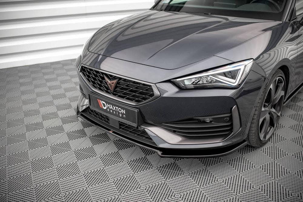 Front Splitter / Cup Schwert / Frontansatz V.2 für Cupra Leon KL von Maxton Design