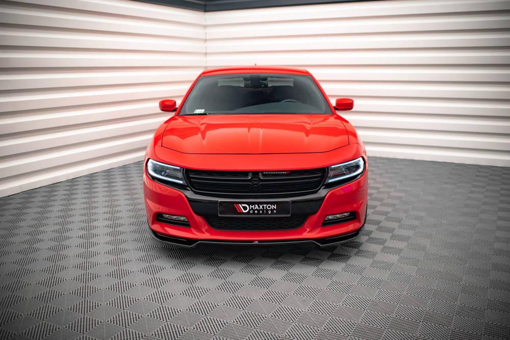 Front Splitter / Cup Schwert / Frontansatz V.2 für Dodge Charger RT MK7 Facelift von Maxton Design