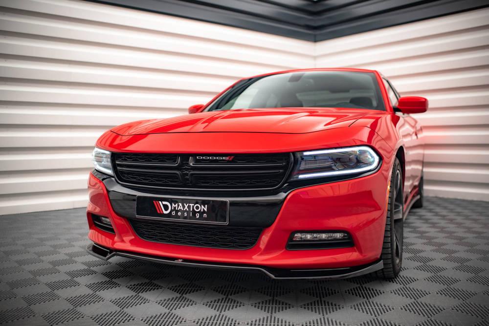 Front Splitter / Cup Schwert / Frontansatz V.2 für Dodge Charger RT MK7 Facelift von Maxton Design