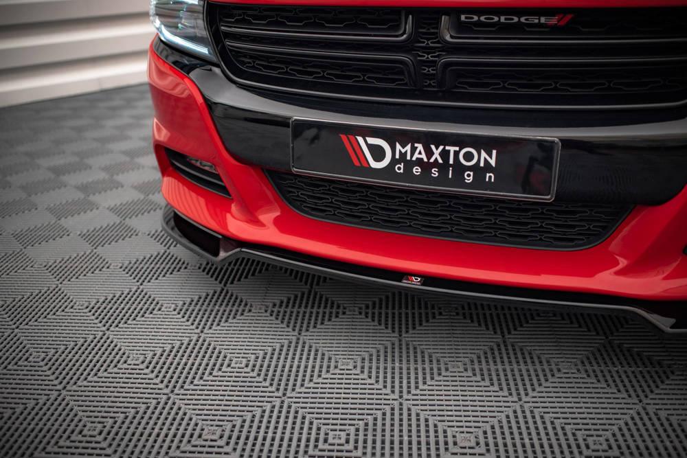 Front Splitter / Cup Schwert / Frontansatz V.2 für Dodge Charger RT MK7 Facelift von Maxton Design