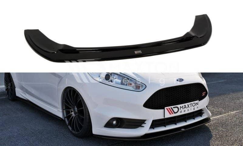 Front Diffusor / Front Splitter / Cup Schwert / Frontansatz V.2 für Ford Fiesta ST MK7 FL von Maxton Design