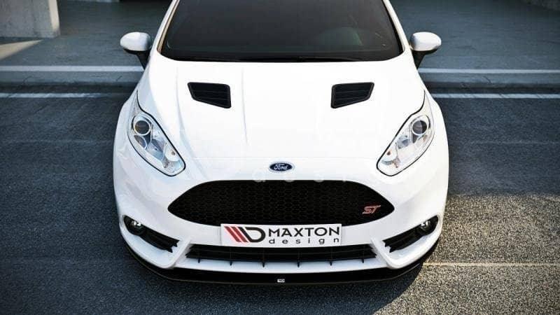 Front Diffusor / Front Splitter / Cup Schwert / Frontansatz V.2 für Ford Fiesta ST MK7 FL von Maxton Design