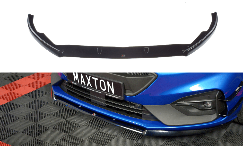 Front Splitter / Cup Schwert / Frontansatz V.2 für Ford Focus ST-Line MK4 von Maxton Design