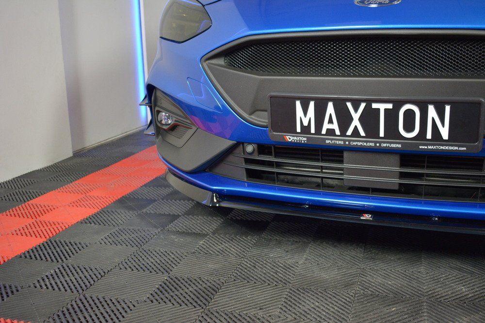 Front Splitter / Cup Schwert / Frontansatz V.2 für Ford Focus ST-Line MK4 von Maxton Design