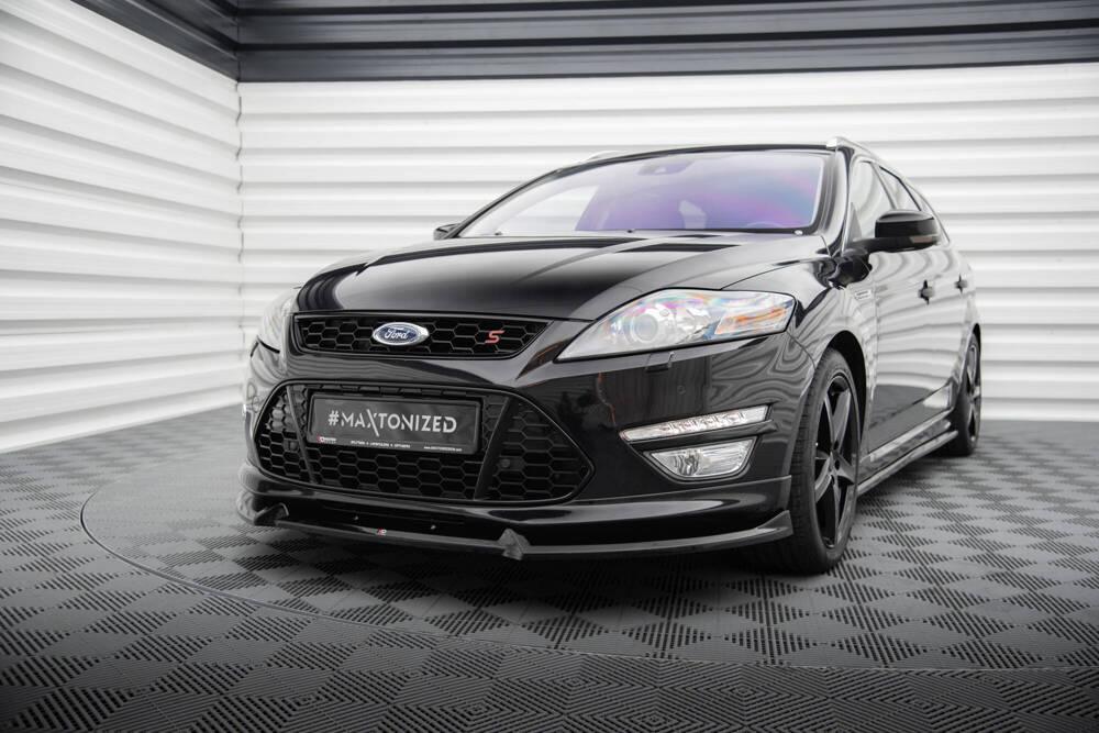 Front Lippe / Front Splitter / Frontansatz V.2 für Ford Mondeo ST-Line MK4 Facelift von Maxton Design