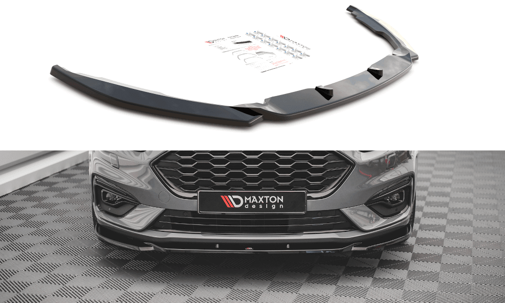 Front Lippe / Front Splitter / Frontansatz V.2 für Ford Mondeo ST-Line MK5 Facelift von Maxton Design