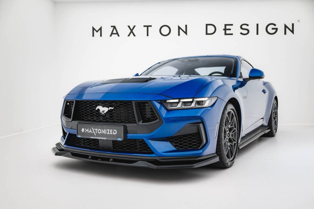 Front Lippe / Front Splitter / Frontansatz V.2 für Ford Mustang GT MK7 von Maxton Design