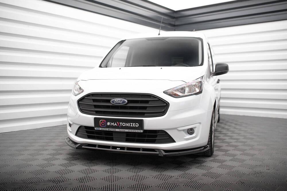 Front Lippe / Front Splitter / Frontansatz V.2 für Ford Transit Connect MK2 Facelift von Maxton Design