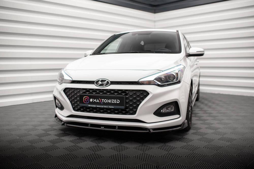 Front Lippe / Front Splitter / Frontansatz V.2 für Hyundai i20 GB Facelift von Maxton Design