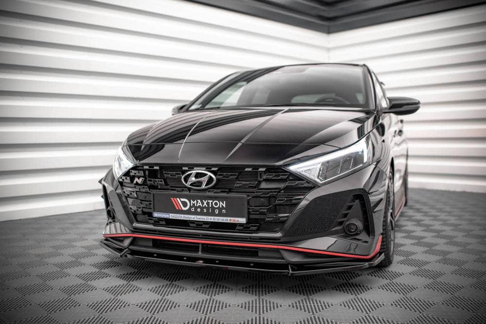 Front Diffusor / Front Splitter / Cup Schwert / Frontansatz V.2 für Hyundai i20 N BC3 von Maxton Design