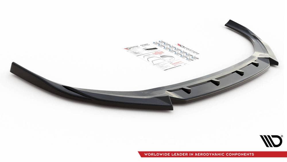 Front Splitter / Cup Schwert / Frontansatz V.2 für Hyundai I30 N MK3 Facelift von Maxton Design