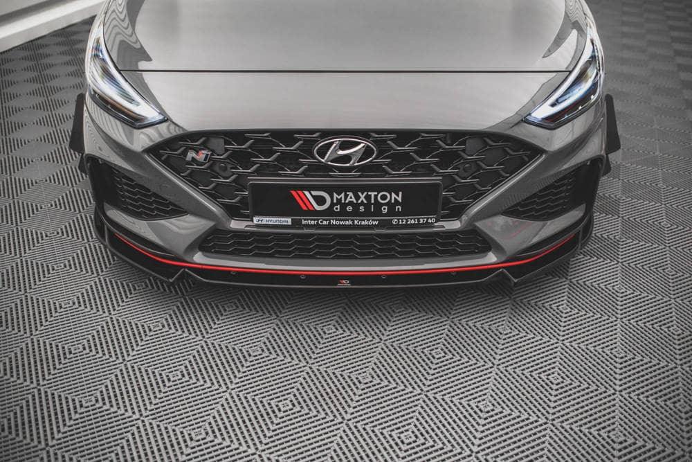 Front Splitter / Cup Schwert / Frontansatz V.2 für Hyundai I30 N MK3 Facelift von Maxton Design