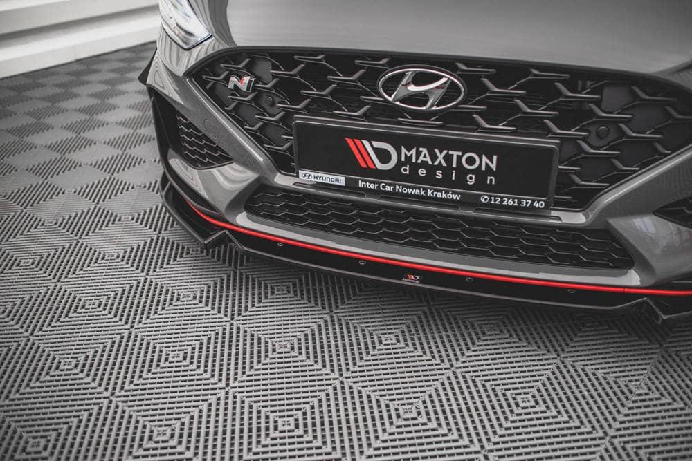 Front Splitter / Cup Schwert / Frontansatz V.2 für Hyundai I30 N MK3 Facelift von Maxton Design