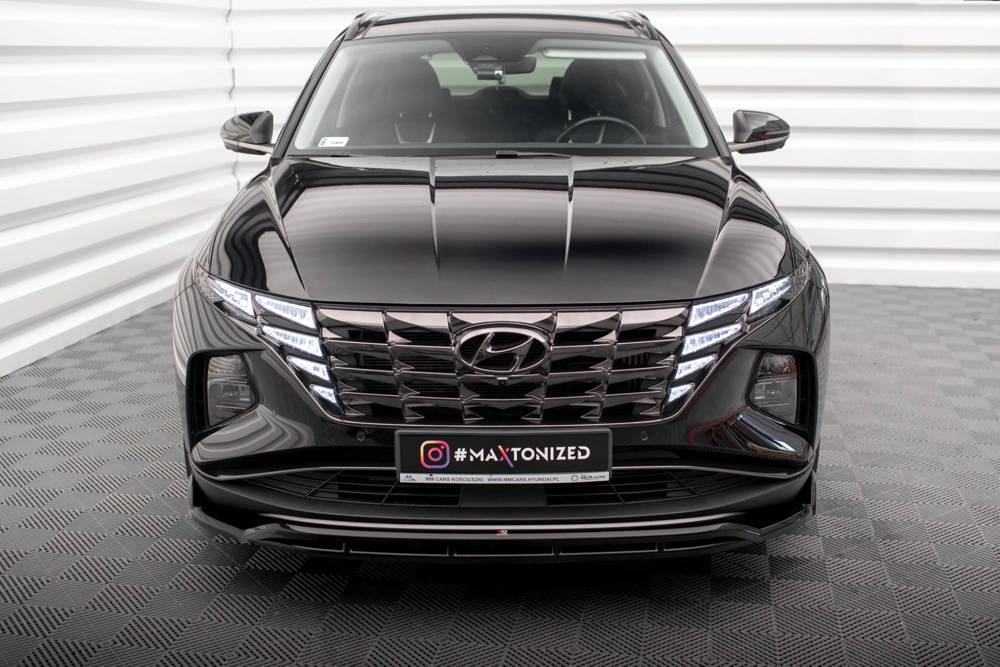 Front Lippe / Front Splitter / Frontansatz V.2 für Hyundai Tucson NX4 von Maxton Design