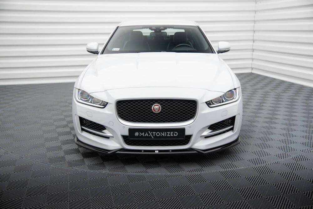 Front Lippe / Front Splitter / Frontansatz V.2 für Jaguar XE R-Sport X760 von Maxton Design