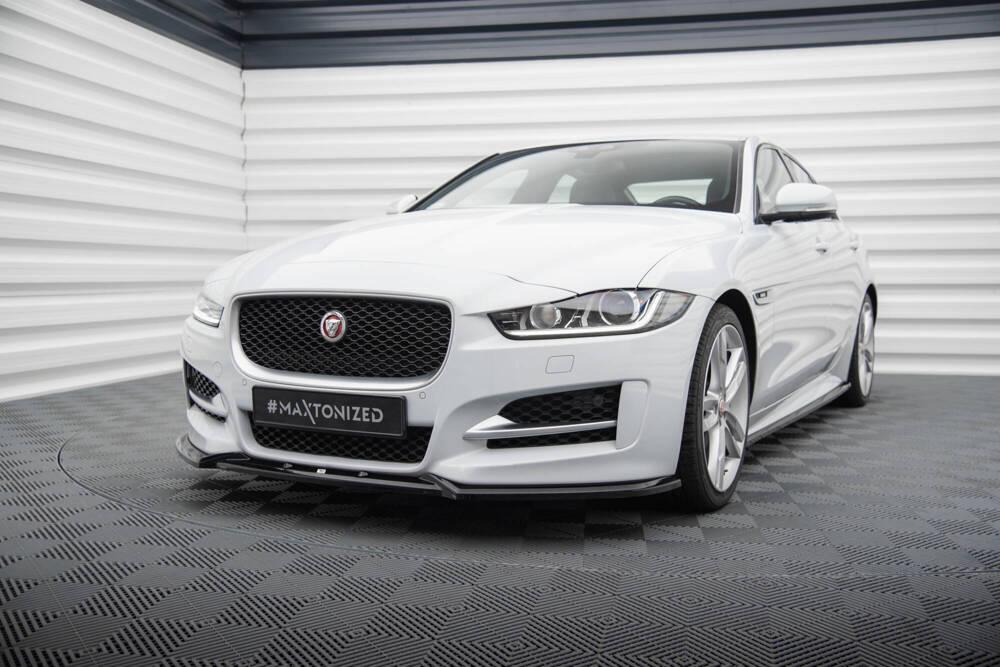 Front Lippe / Front Splitter / Frontansatz V.2 für Jaguar XE R-Sport X760 von Maxton Design