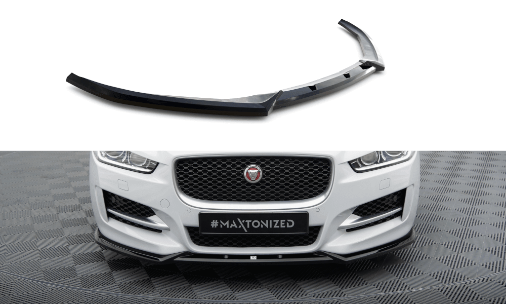 Front Lippe / Front Splitter / Frontansatz V.2 für Jaguar XE R-Sport X760 von Maxton Design