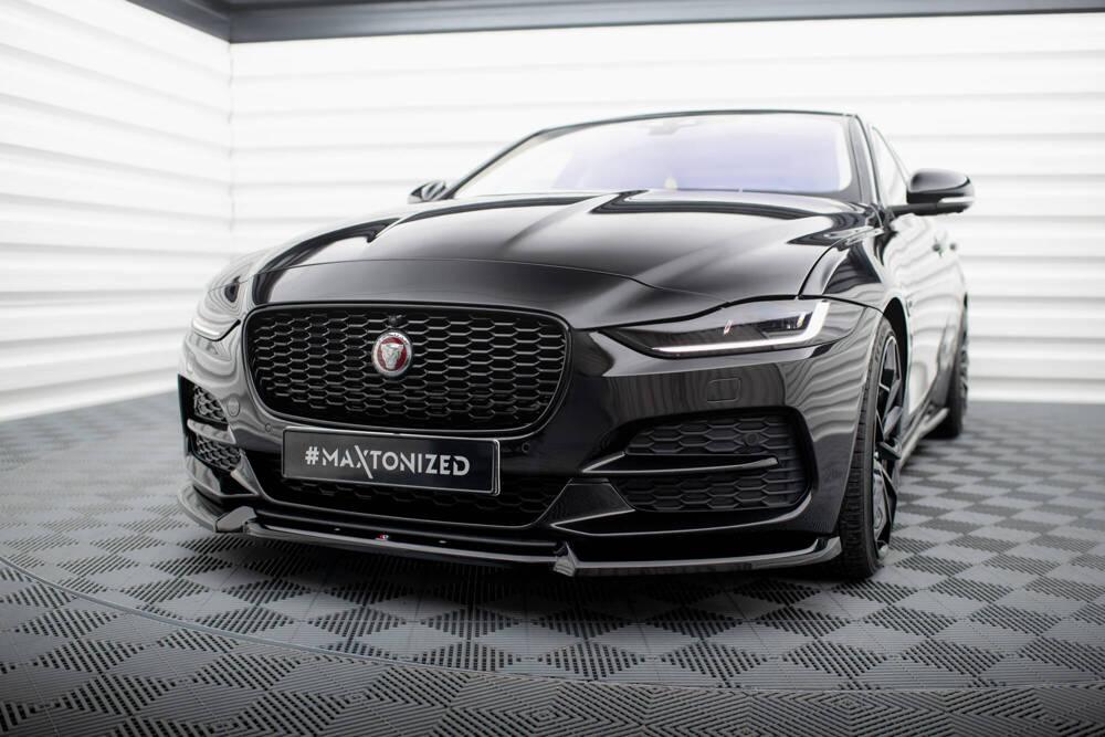 Front Lippe / Front Splitter / Frontansatz V.2 für Jaguar XE X760 Facelift von Maxton Design