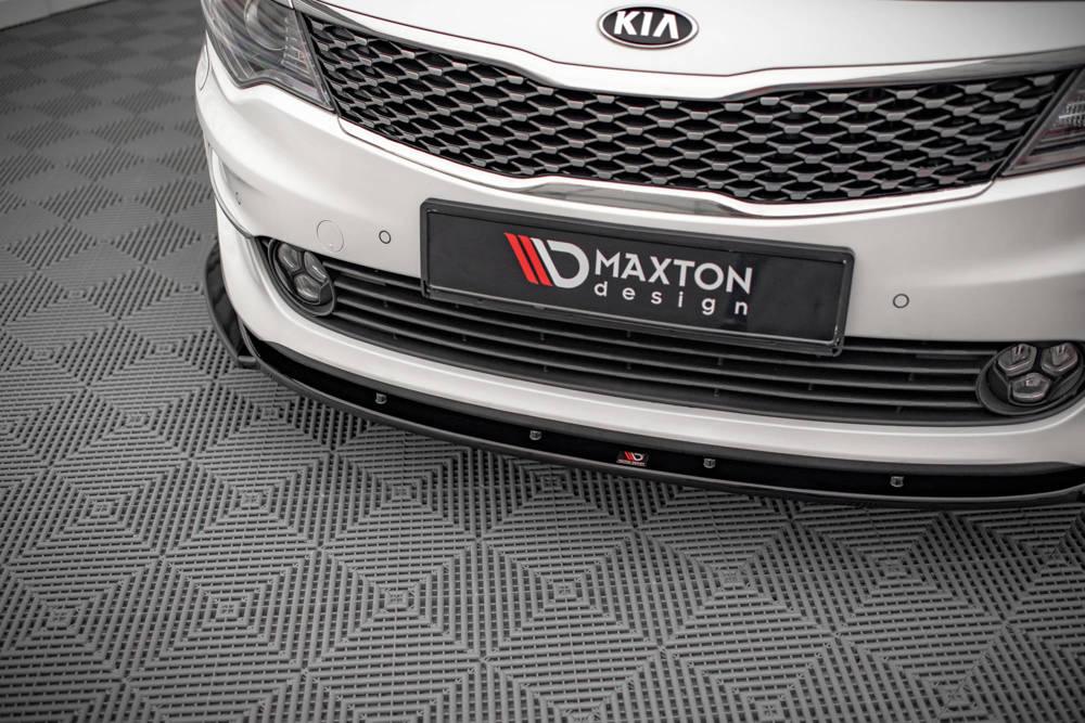 Front Lippe / Front Splitter / Frontansatz V.2 für Kia Optima MK4 von Maxton Design