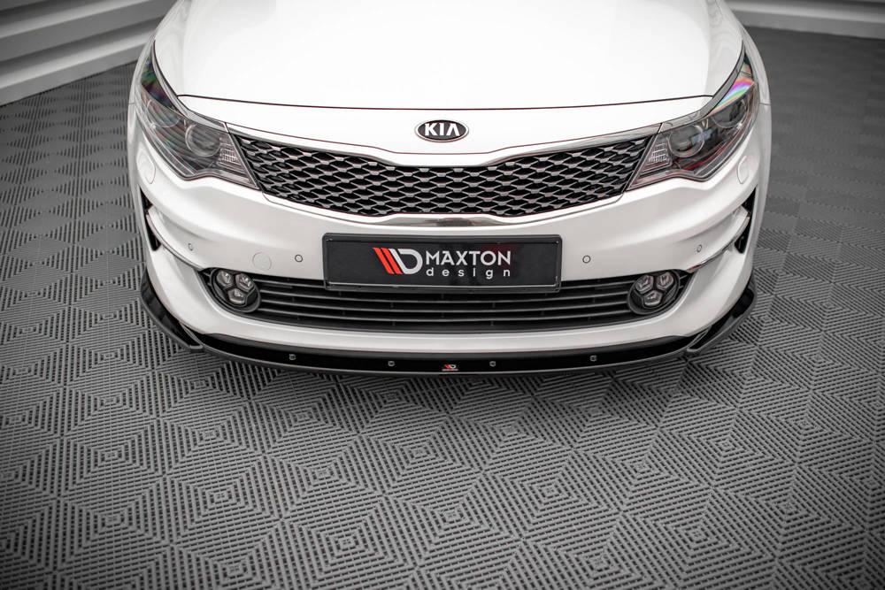 Front Lippe / Front Splitter / Frontansatz V.2 für Kia Optima MK4 von Maxton Design