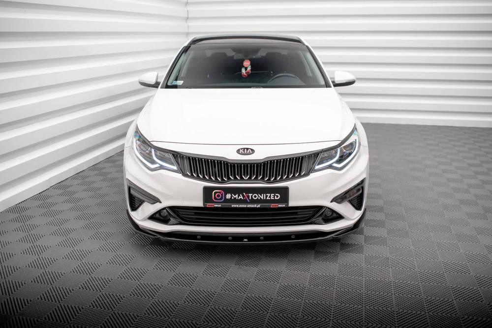 Front Lippe / Front Splitter / Frontansatz V.2 für Kia Optima MK4 Facelift von Maxton Design