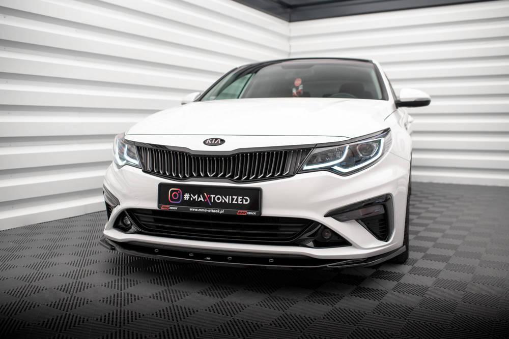 Front Lippe / Front Splitter / Frontansatz V.2 für Kia Optima MK4 Facelift von Maxton Design