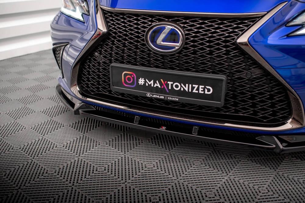 Front Lippe / Front Splitter / Frontansatz V.2 für Lexus ES F-Sport MK7 von Maxton Design