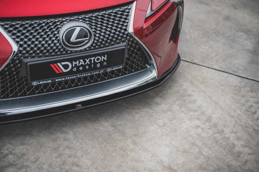 Front Lippe / Front Splitter / Frontansatz V.2 für Lexus LC 500 MK1 von Maxton Design