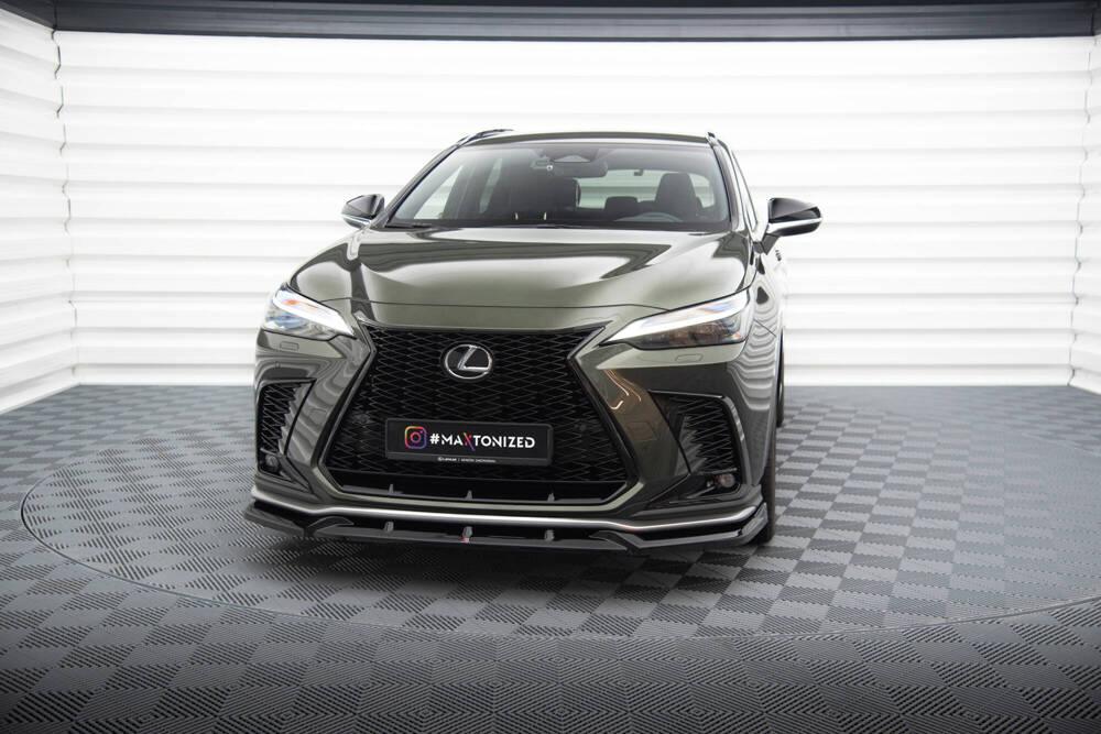 Front Lippe / Front Splitter / Frontansatz V.2 für Lexus NX F-Sport MK2 von Maxton Design