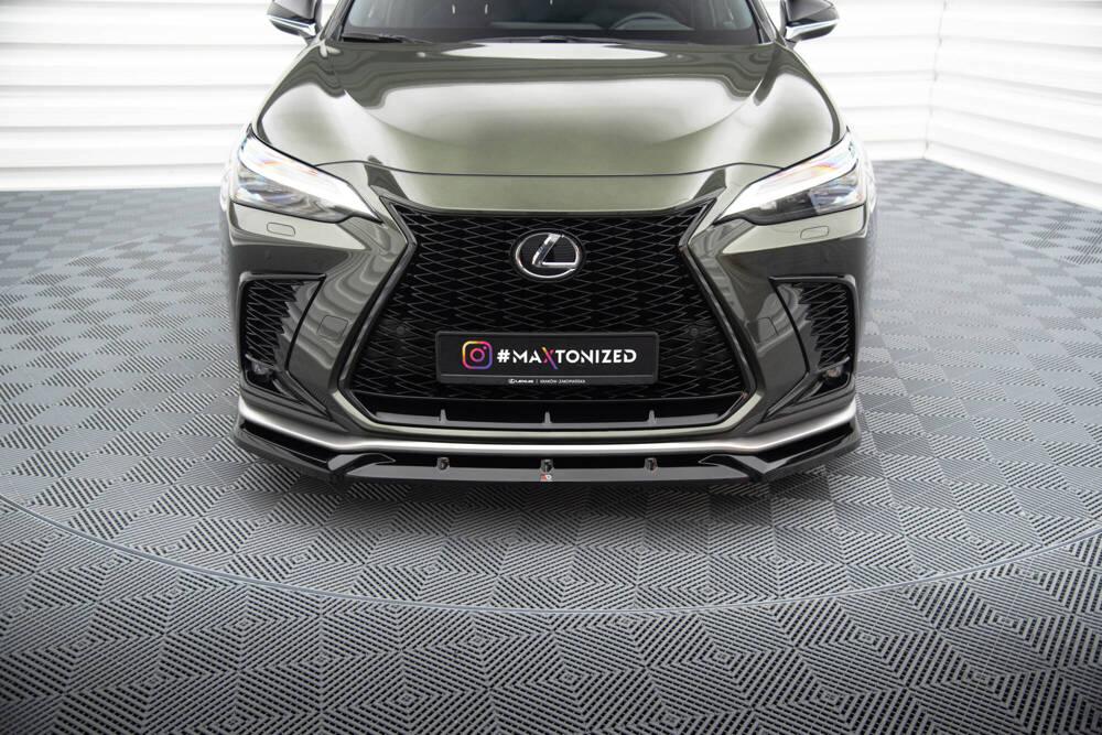 Front Lippe / Front Splitter / Frontansatz V.2 für Lexus NX F-Sport MK2 von Maxton Design