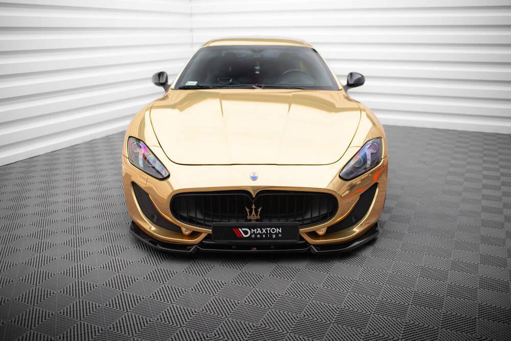 Front Lippe / Front Splitter / Frontansatz V.2 für Maserati Granturismo MK1 Facelift von Maxton Design