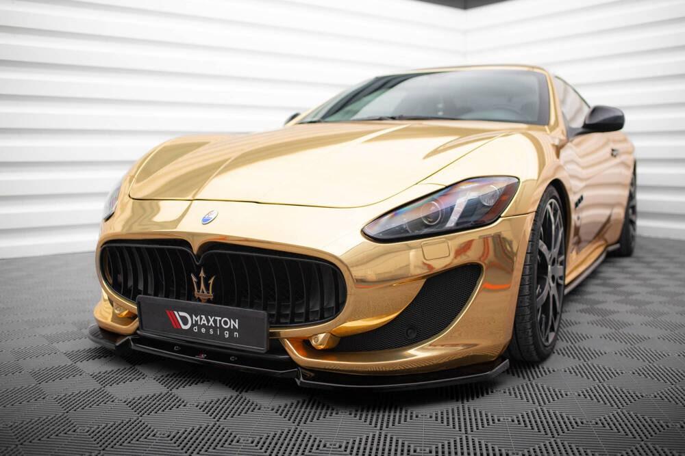 Front Lippe / Front Splitter / Frontansatz V.2 für Maserati Granturismo MK1 Facelift von Maxton Design