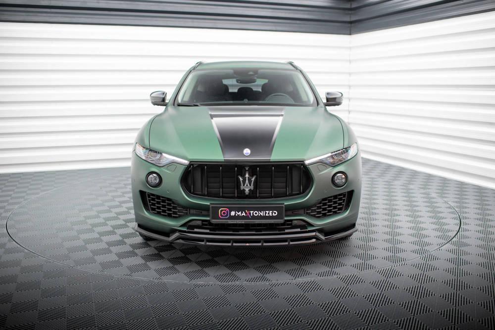 Front Lippe / Front Splitter / Frontansatz V.2 für Maserati Levante MK1 von Maxton Design