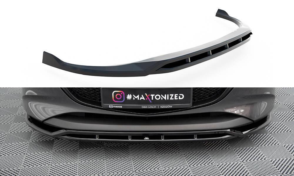 Front Lippe / Front Splitter / Frontansatz V.2 für Mazda 3 MK4 von Maxton Design