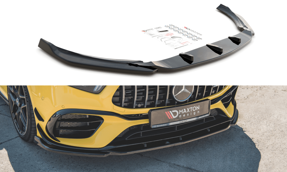 Front lip / front splitter / front approach V.2 Mercedes-AMG A 45 S W177 from Maxton Design 