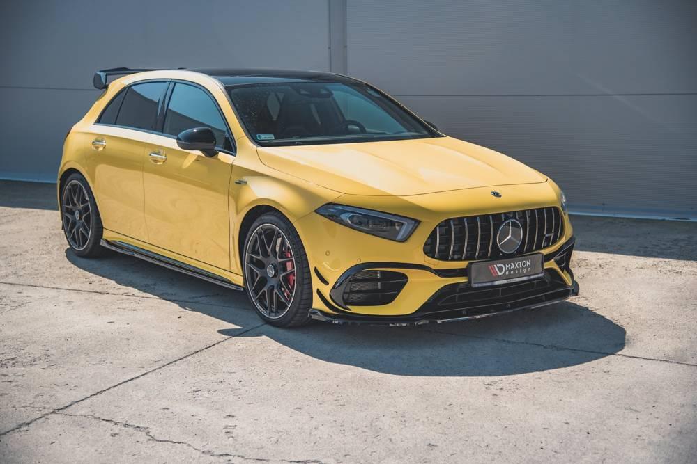 Front lip / front splitter / front approach V.2 Mercedes-AMG A 45 S W177 from Maxton Design 