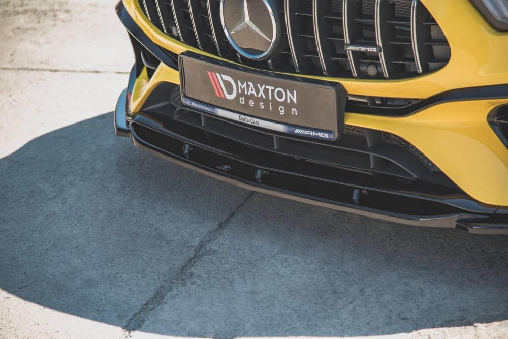 Front lip / front splitter / front approach V.2 Mercedes-AMG A 45 S W177 from Maxton Design 